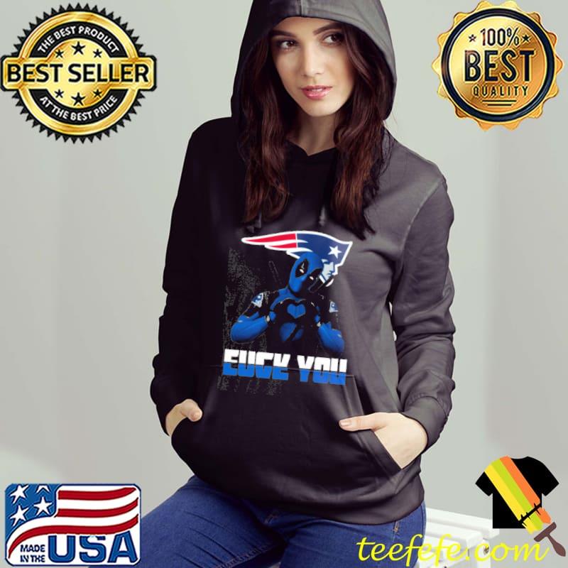 New England Patriots x Deadpool Fuck You and Love You Shirt