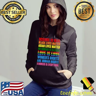 Nice Black Lives Matter, Science Is Real, AAPI Stop Asian Hate T-Shirt