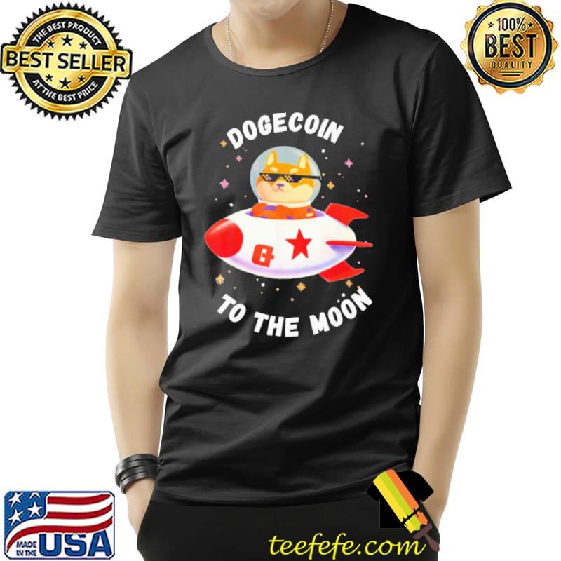 Nice Cheems Dogecoin Space Rocket Meme Hodl To the Moon Shirt Unisex Nice Cheems Dogecoin Space Rocket Meme Hodl To the Moon Shirt Unisex