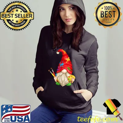 Nice Cute Painter Gnomie For Artist Women Who Love Painting Gnome T Shirt