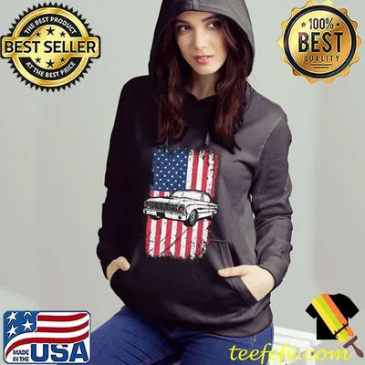 Nice Ford Falcon Patriotic Flag Muscle Car American Flag Shirt