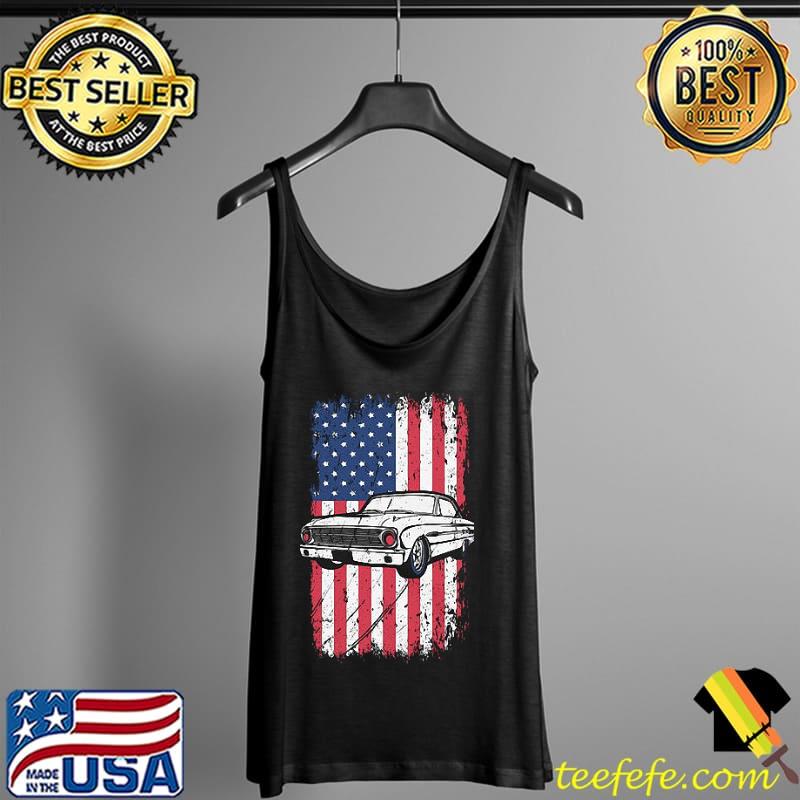 Nice Ford Falcon Patriotic Flag Muscle Car American Flag Shirt Tank Top Nice Ford Falcon Patriotic Flag Muscle Car American Flag Shirt Tank Top