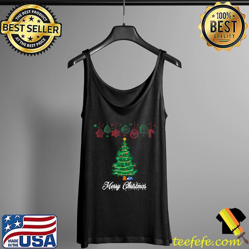 Nice Funny Xmas Lighting Santa Merry Christmas Tree T Shirt Tank Top Nice Funny Xmas Lighting Santa Merry Christmas Tree T Shirt Tank Top