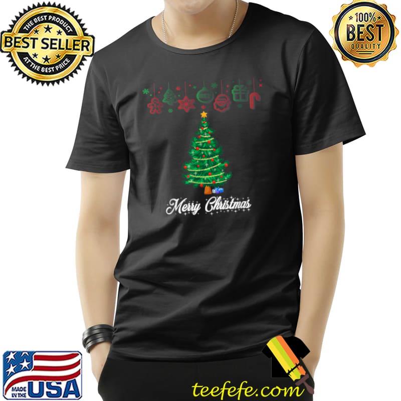 Nice Funny Xmas Lighting Santa Merry Christmas Tree T Shirt Unisex Nice Funny Xmas Lighting Santa Merry Christmas Tree T Shirt Unisex