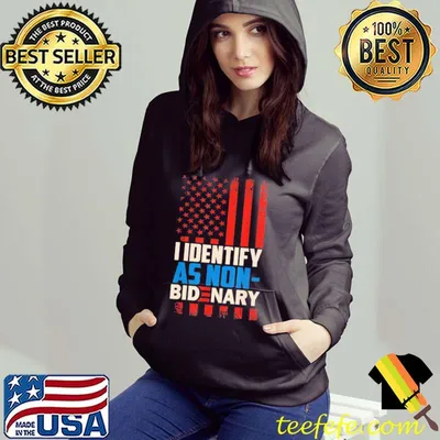 Nice I Identify As Non-Bidenary Anti Joe Biden T-Shirt