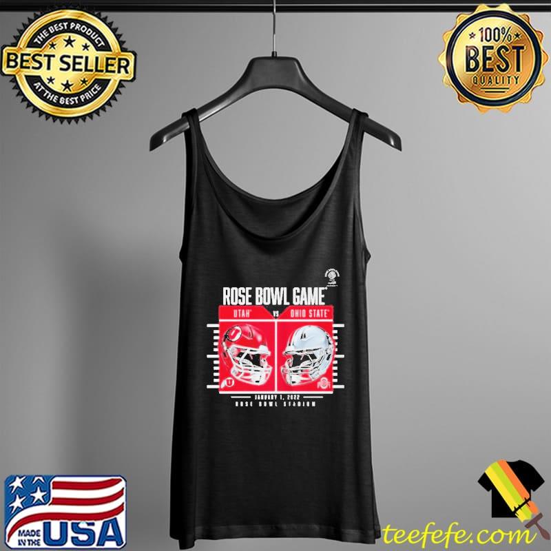 Nice Ohio state buckeyes vs. Utah utes 2022 rose bowl matchup coin flip Tank Top Nice Ohio state buckeyes vs. Utah utes 2022 rose bowl matchup coin flip Tank Top
