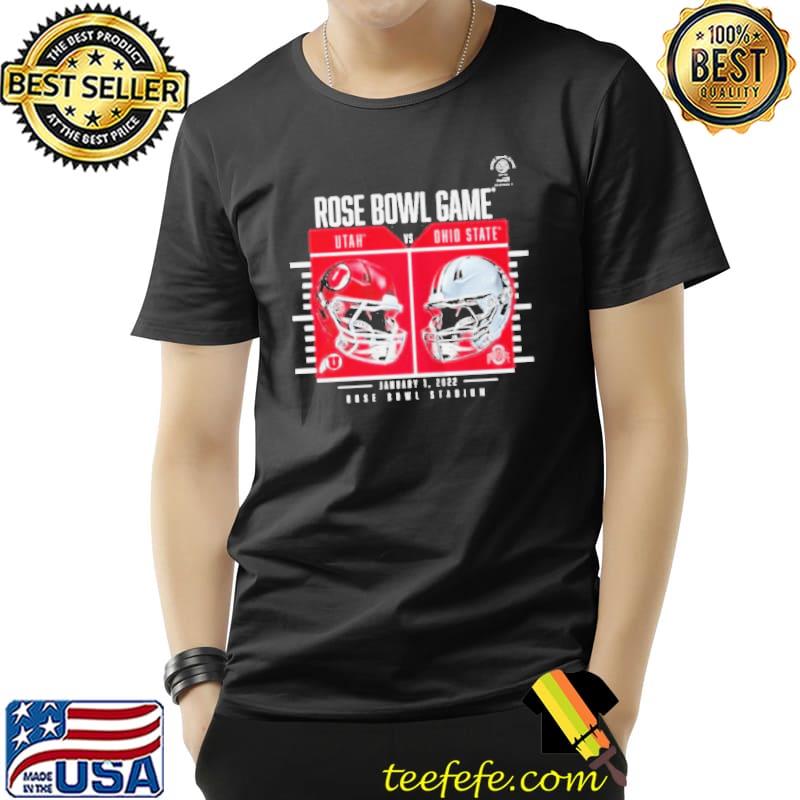 Nice Ohio state buckeyes vs. Utah utes 2022 rose bowl matchup coin flip Unisex Nice Ohio state buckeyes vs. Utah utes 2022 rose bowl matchup coin flip Unisex