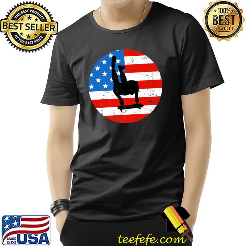 Nice Patriotic American Flag Luge Sled Runner Silhouette USA Premium T-Shirt Unisex Nice Patriotic American Flag Luge Sled Runner Silhouette USA Premium T-Shirt Unisex