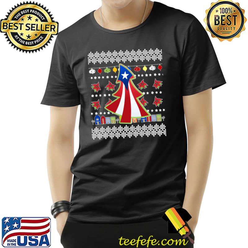 Nice Puerto Rico Ugly Christmas Sweater Option Navidad Boricua T-Shirt Unisex Nice Puerto Rico Ugly Christmas Sweater Option Navidad Boricua T-Shirt Unisex