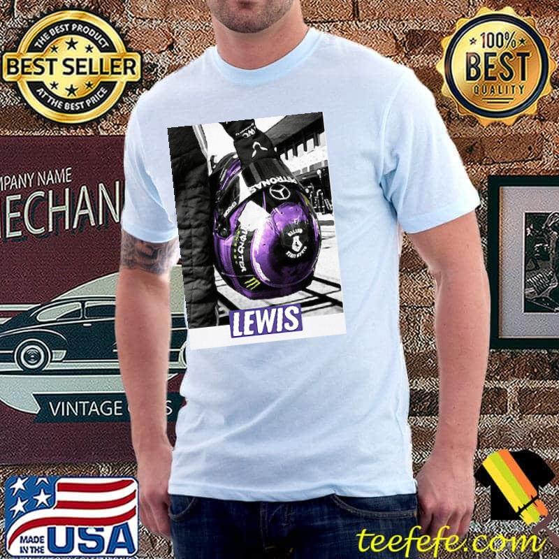Nice Racing Mercedes AMG Petronas F1 Hamilton Helmet Shirt Unisex Nice Racing Mercedes AMG Petronas F1 Hamilton Helmet Shirt Unisex