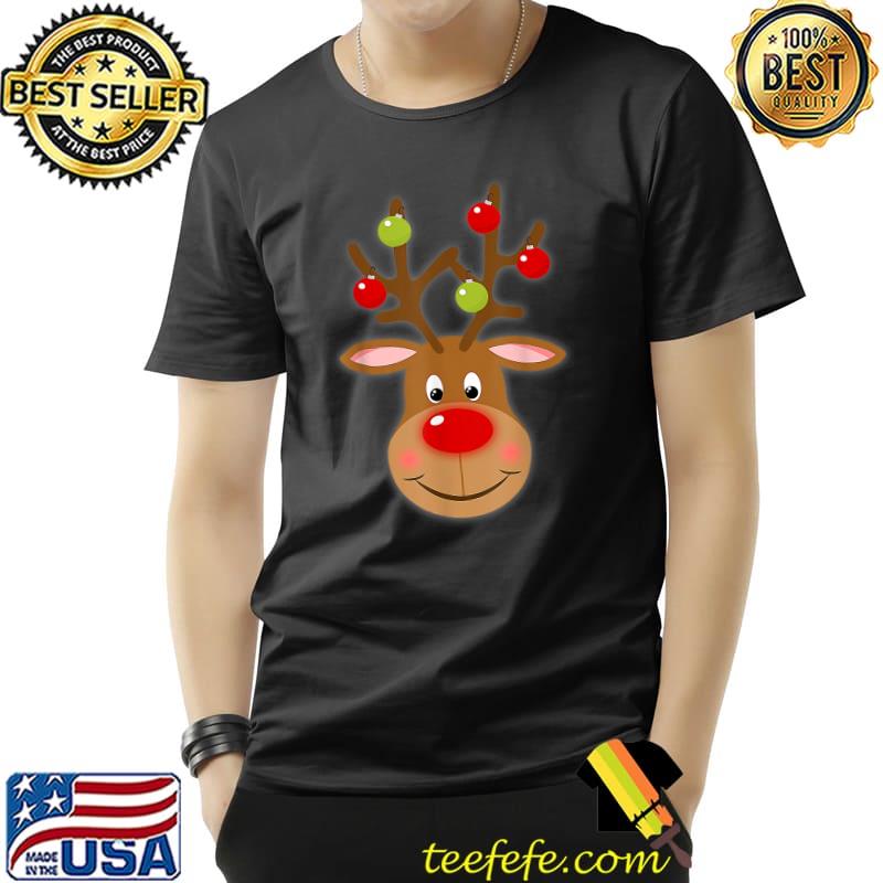 Nice RUDOLPH Red Nose Reindeer Santa Christmas T- Unisex Nice RUDOLPH Red Nose Reindeer Santa Christmas T- Unisex