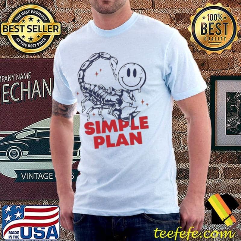 Nice Simple Plan Scorpion Shirt Unisex Nice Simple Plan Scorpion Shirt Unisex