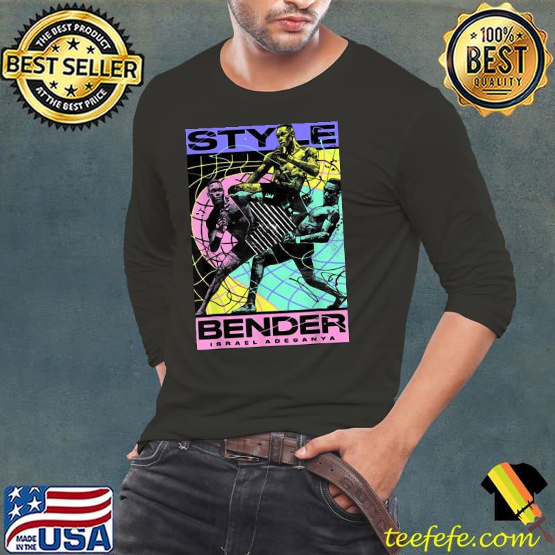 Nice Style Bender Israel Adesanya Vintage Shirt Long Sleeve Tee Nice Style Bender Israel Adesanya Vintage Shirt Long Sleeve Tee