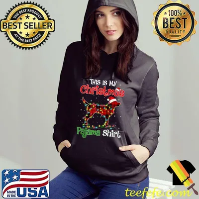 Nice This Is My Christmas Pajama Shirt Labrador Dog T-shirt