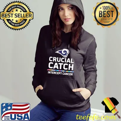 Nice Vip Los Angeles Rams Crucial Catch Intercept Cancer Shirt