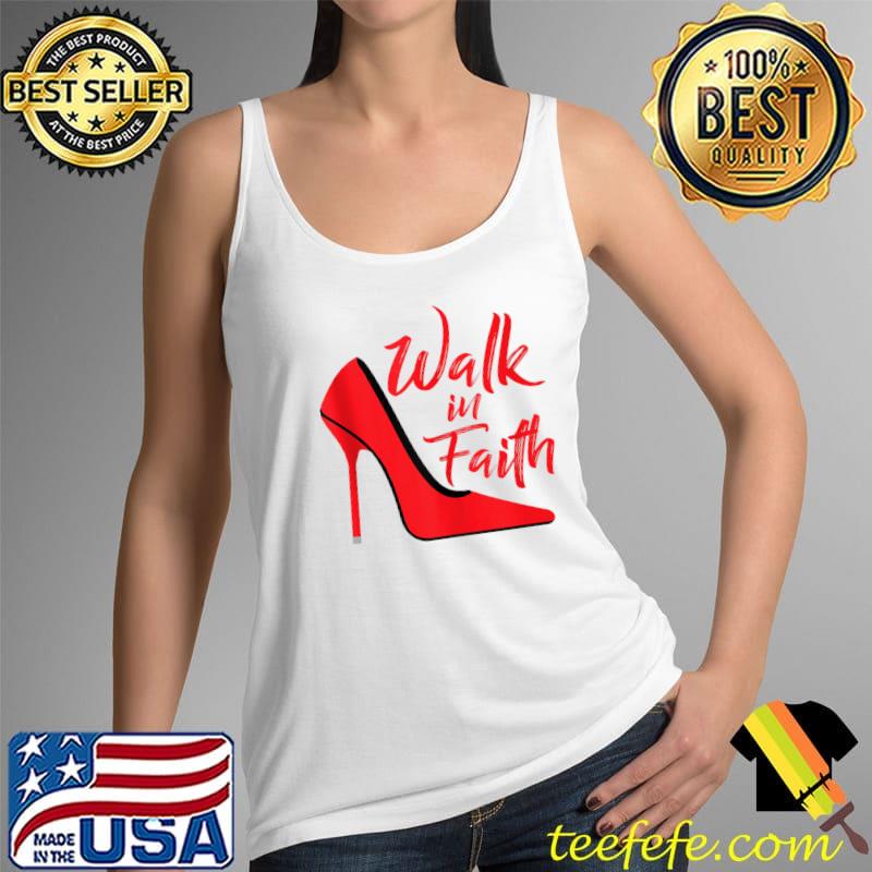 Nice Walk In Faith Based Apparel Plus Size Christian Believer T-Shirt Tank Top Nice Walk In Faith Based Apparel Plus Size Christian Believer T-Shirt Tank Top
