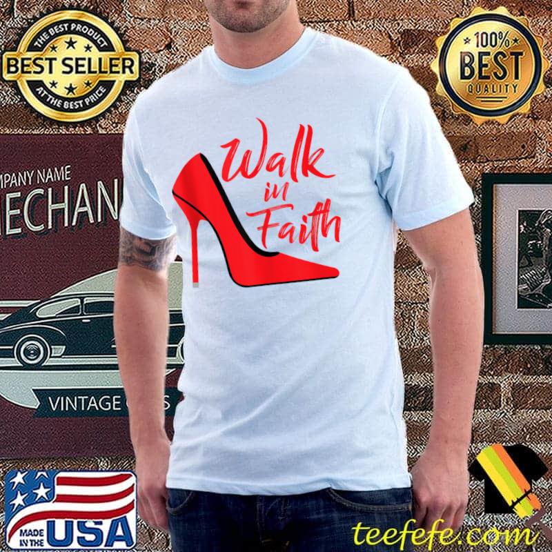 Nice Walk In Faith Based Apparel Plus Size Christian Believer T-Shirt Unisex Nice Walk In Faith Based Apparel Plus Size Christian Believer T-Shirt Unisex