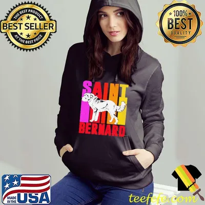 Nice Warm snuggles and saint bernard shirt