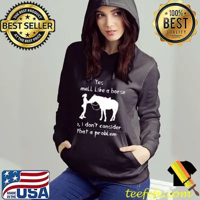 Nice Yes I Smell Like A Horse No I Dont Consider That A Problem shirt