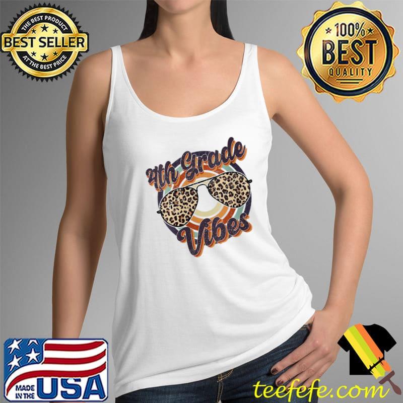 Official 100th Day Of School Costume Vintage 4th Grade Vibes T-Shirt Tank Top Official 100th Day Of School Costume Vintage 4th Grade Vibes T-Shirt Tank Top