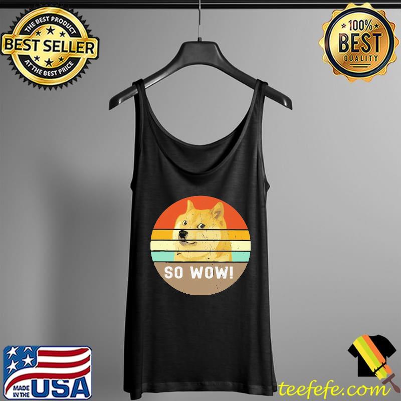 Official Cheems Dogecoin So Much Wow Vintage Shirt Tank Top Official Cheems Dogecoin So Much Wow Vintage Shirt Tank Top