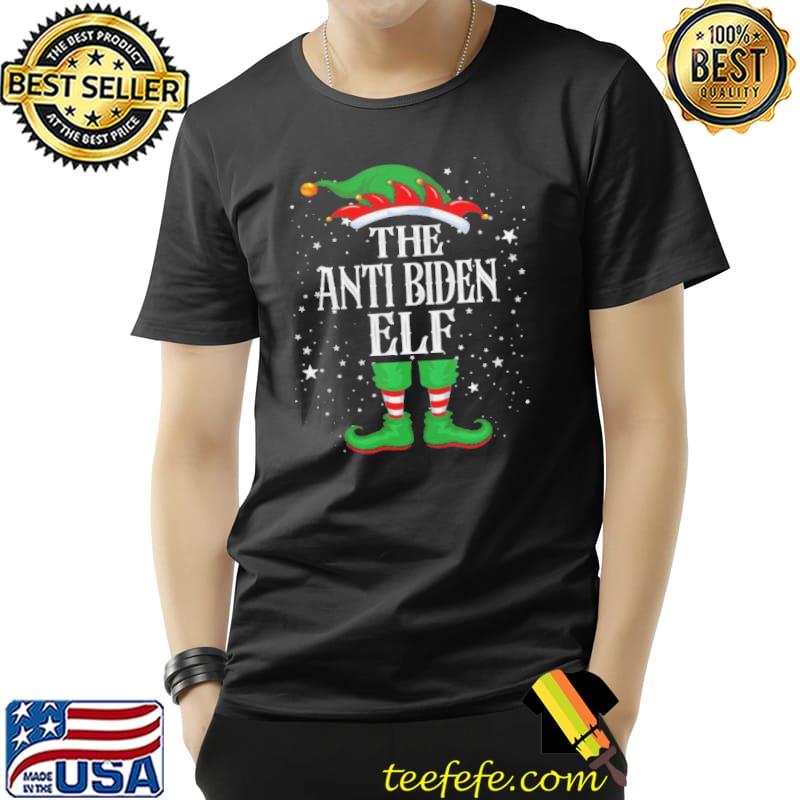 Official Christmas Elf Matching Family Group The Anti Biden Elf Shirt Unisex Official Christmas Elf Matching Family Group The Anti Biden Elf Shirt Unisex