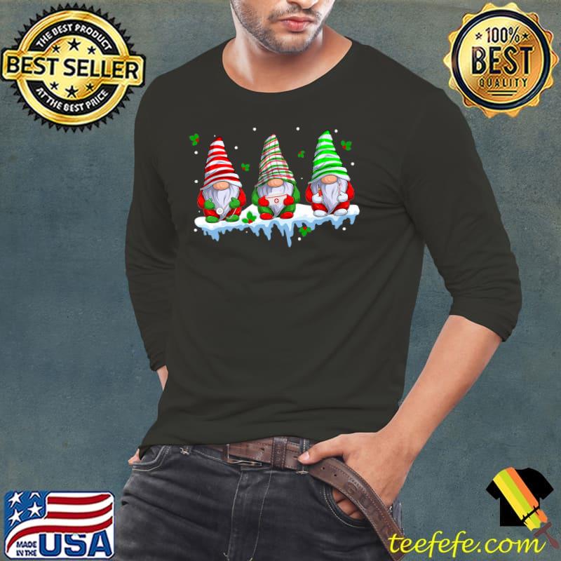 Official Christmas Nurse Gnome Xmas Tree Family Matching Pajama Premium T-Shirt Long Sleeve Tee Official Christmas Nurse Gnome Xmas Tree Family Matching Pajama Premium T-Shirt Long Sleeve Tee