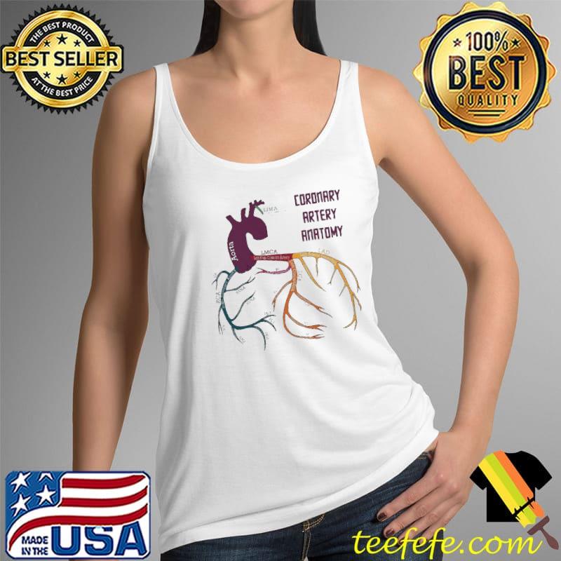 Official Coronary Artery Anatomy Shirt Tank Top Official Coronary Artery Anatomy Shirt Tank Top