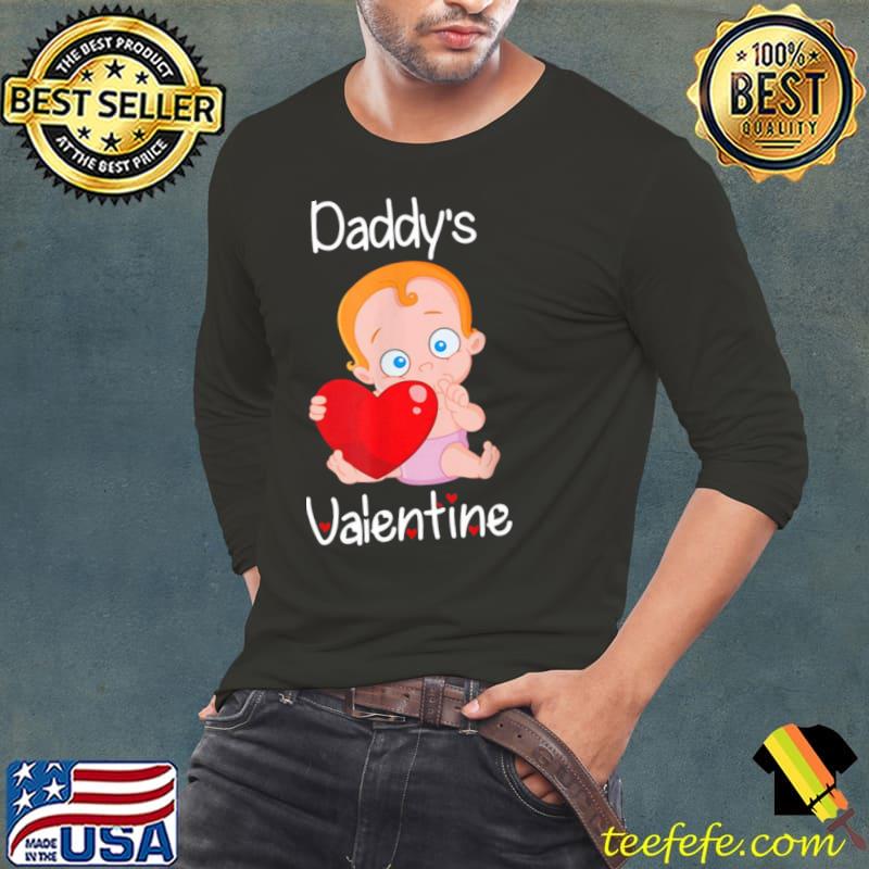 Official Daddy’s Valentine Father Baby Daughter V Products Shirt Long Sleeve Tee Official Daddy’s Valentine Father Baby Daughter V Products Shirt Long Sleeve Tee