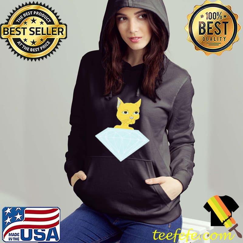 Official Diamond Supply Co Merch Diamond Gutter Cat Shirt