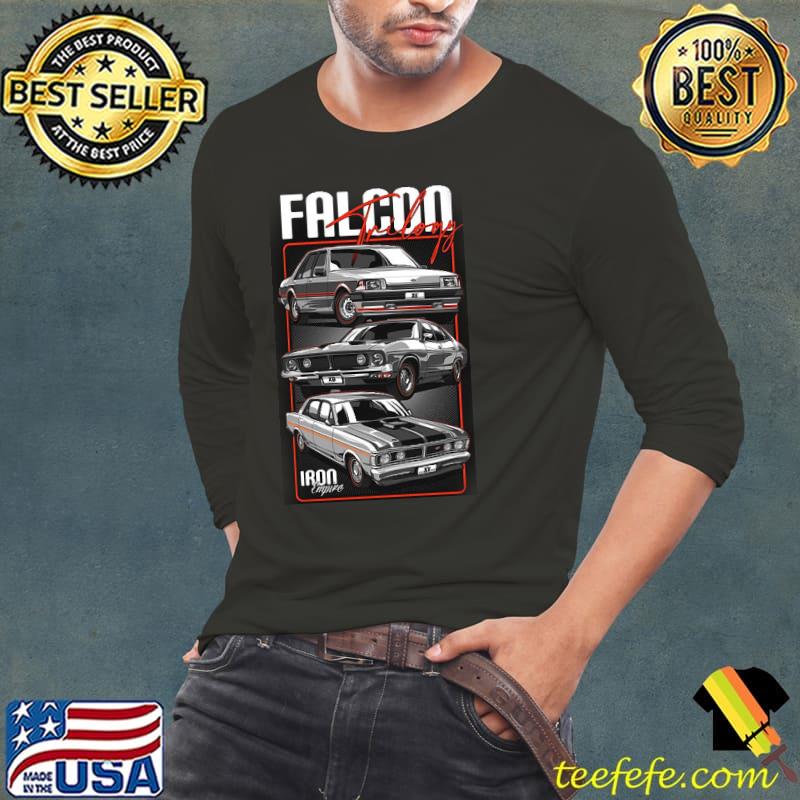 Official FALCON Trilogy Tee Iron Enyurs Shirt Long Sleeve Tee Official FALCON Trilogy Tee Iron Enyurs Shirt Long Sleeve Tee