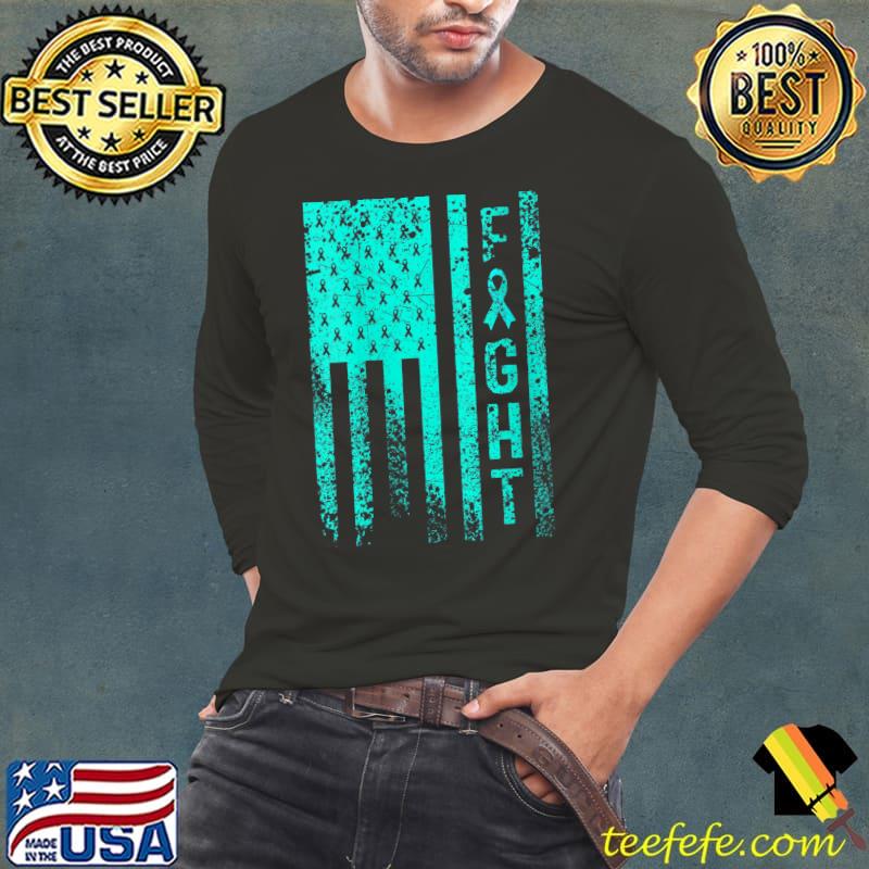 Official Fight Dysautonomia Awareness American flag T- Long Sleeve Tee Official Fight Dysautonomia Awareness American flag T- Long Sleeve Tee