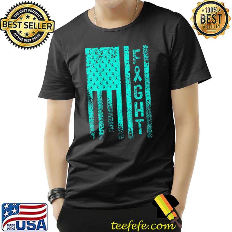 Official Fight Dysautonomia Awareness American flag T- Unisex Official Fight Dysautonomia Awareness American flag T- Unisex