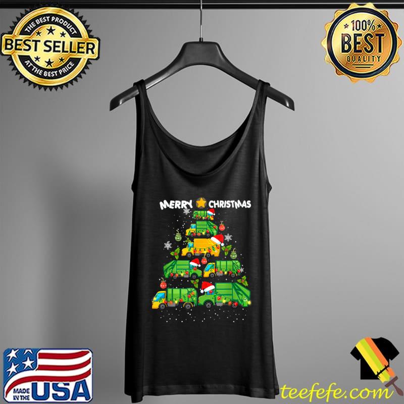 Official Funny Garbage Truck Christmas Tree Ornament Decor Boys Kids T Shirt Tank Top Official Funny Garbage Truck Christmas Tree Ornament Decor Boys Kids T Shirt Tank Top