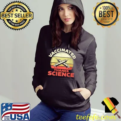 Official Humor VACCINATED Thanks Science I Got Vaccine Shot T-Shirt
