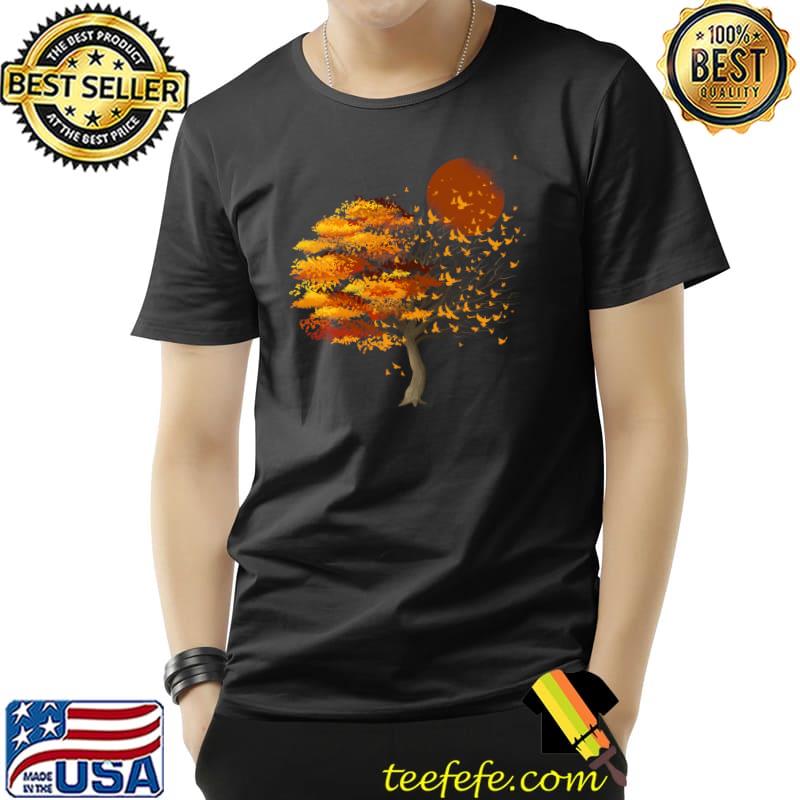 Official Nature Wildlife Full Moon Tree Flock Of Birds Outdoor Forest T- Unisex Official Nature Wildlife Full Moon Tree Flock Of Birds Outdoor Forest T- Unisex