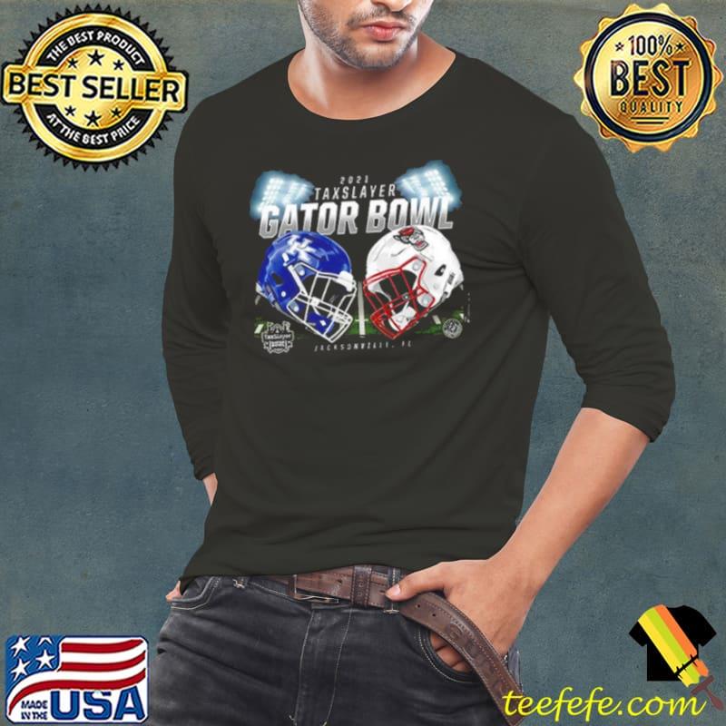 Official Nc State Wolfpack Vs. Kentucky Wildcats 2021 Taxslayer Gator Bowl Game Shirt Long Sleeve Tee Official Nc State Wolfpack Vs. Kentucky Wildcats 2021 Taxslayer Gator Bowl Game Shirt Long Sleeve Tee
