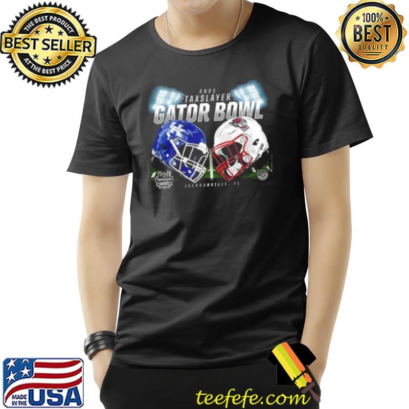 Official Nc State Wolfpack Vs. Kentucky Wildcats 2021 Taxslayer Gator Bowl Game Shirt Unisex Official Nc State Wolfpack Vs. Kentucky Wildcats 2021 Taxslayer Gator Bowl Game Shirt Unisex