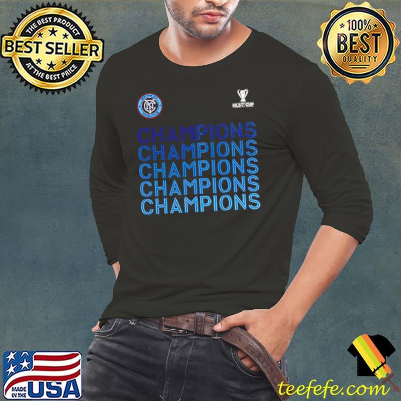 Official New York City FC MLS Cup Champions 2021 Long Sleeve Tee Official New York City FC MLS Cup Champions 2021 Long Sleeve Tee