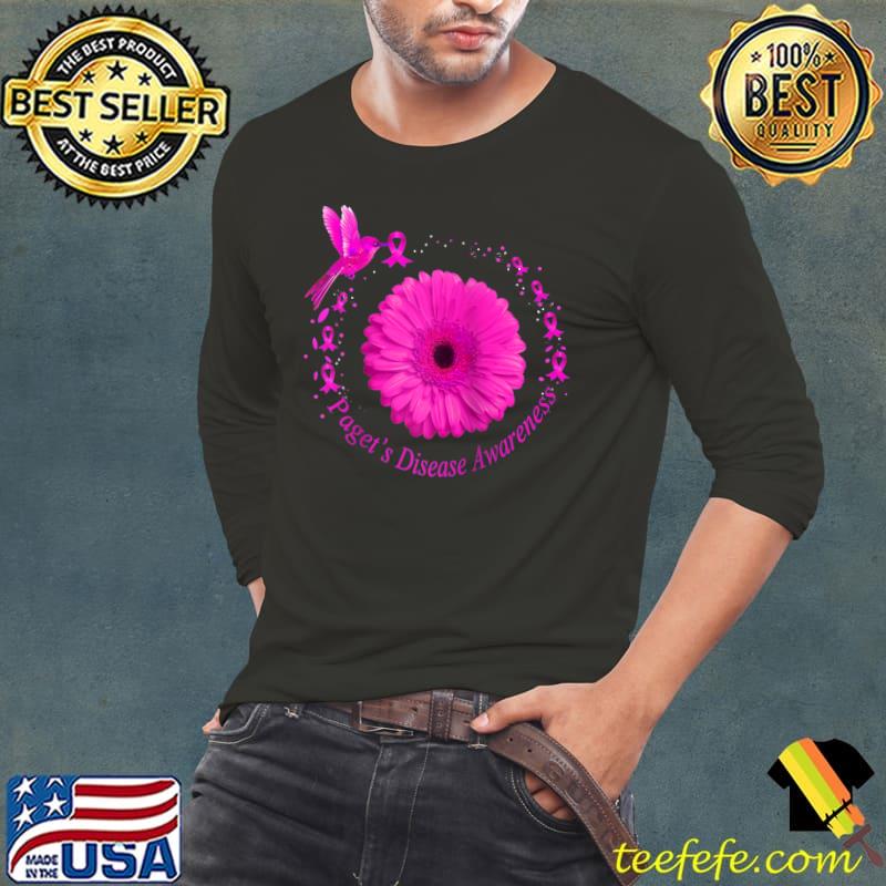Official Paget’s Disease Awareness, Hummingbird Sunflower Support T- Long Sleeve Tee Official Paget’s Disease Awareness, Hummingbird Sunflower Support T- Long Sleeve Tee