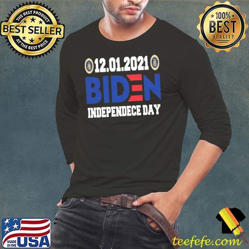 Official Perfect 12 01 2021 Biden Independence Day Shirt Long Sleeve Tee Official Perfect 12 01 2021 Biden Independence Day Shirt Long Sleeve Tee