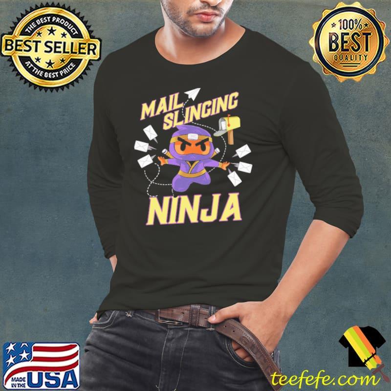 Official Postal Worker Mail Slinging Ninja Shirt Long Sleeve Tee Official Postal Worker Mail Slinging Ninja Shirt Long Sleeve Tee