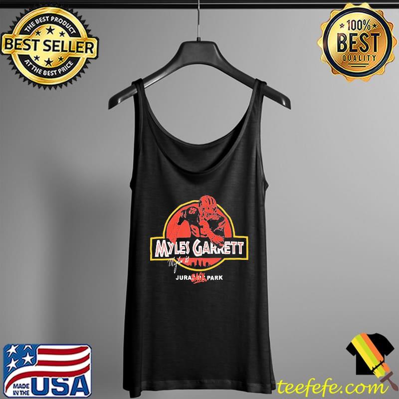 Official Premium Jurassic Myles Garrett Tee Shirt Tank Top Official Premium Jurassic Myles Garrett Tee Shirt Tank Top