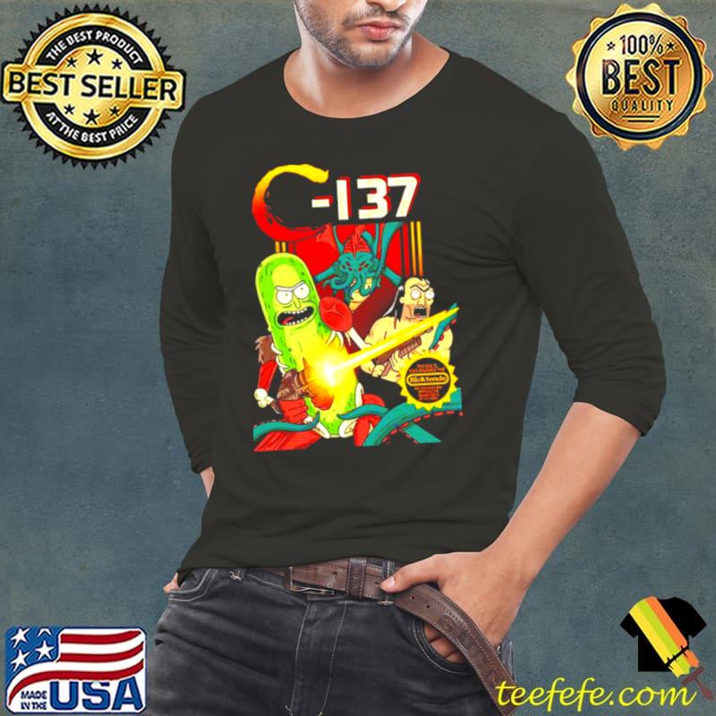 Official Rick And Morty C 137 Shirt Long Sleeve Tee Official Rick And Morty C 137 Shirt Long Sleeve Tee