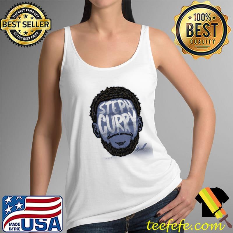 Official Steph Curry Player Silhouette WHT Shirt Tank Top Official Steph Curry Player Silhouette WHT Shirt Tank Top