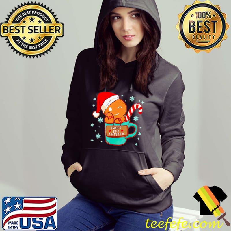 Official Sweet But Twisted Gingerbread Candy Christmas Shirt Official Sweet But Twisted Gingerbread Candy Christmas Shirt