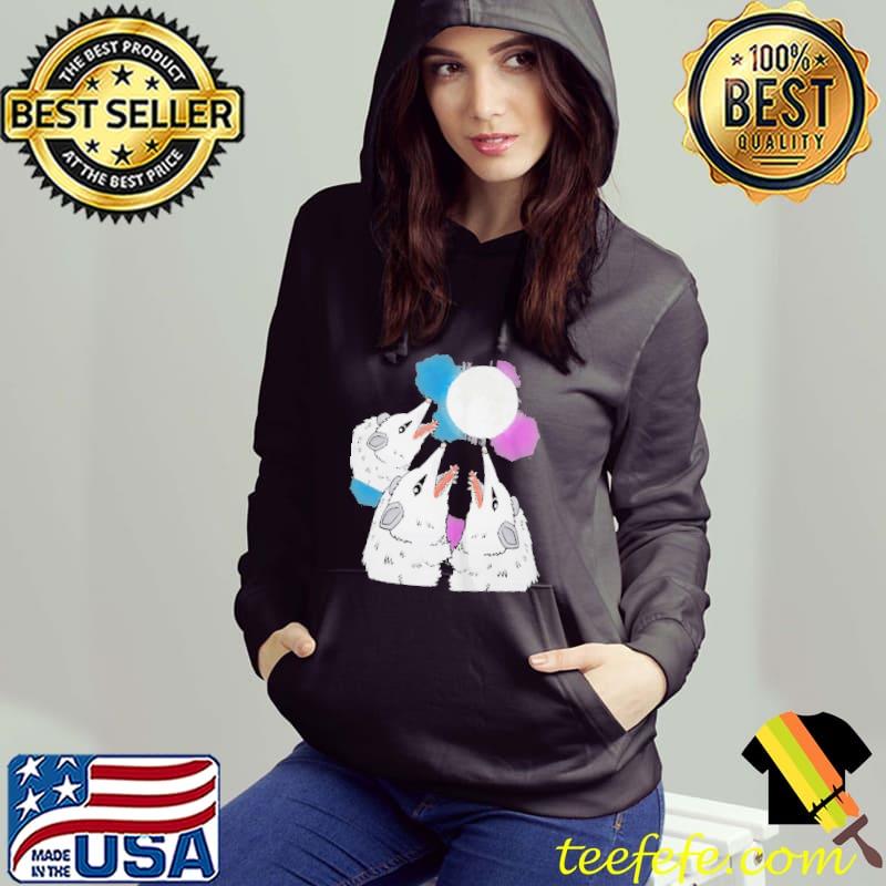 Official Three opossum moon opossum lover shirt
