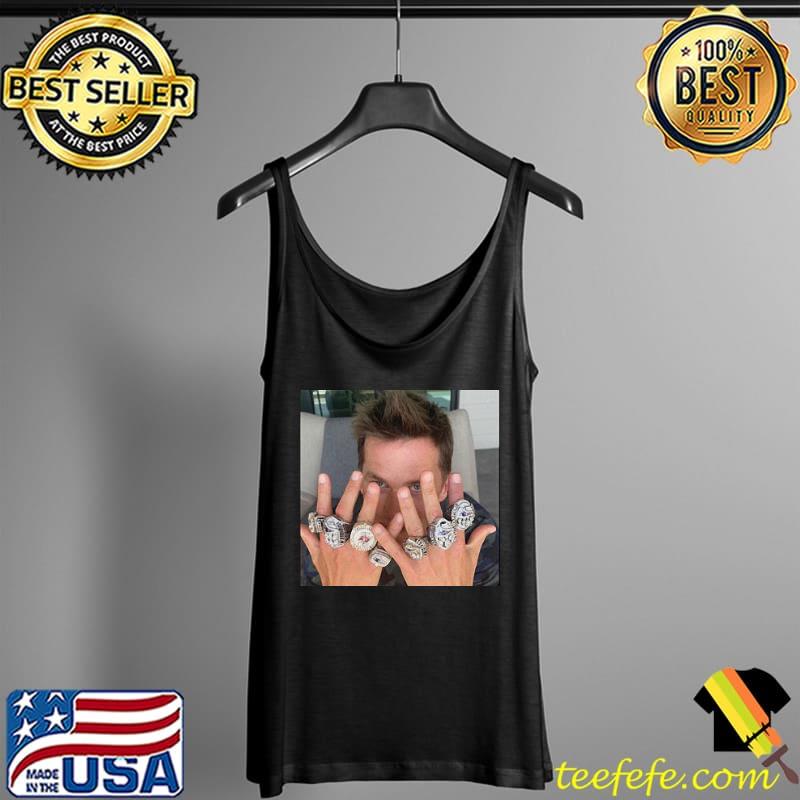 Official Tom Brady Superbowl Rings Sports Fan Shirt Tank Top Official Tom Brady Superbowl Rings Sports Fan Shirt Tank Top