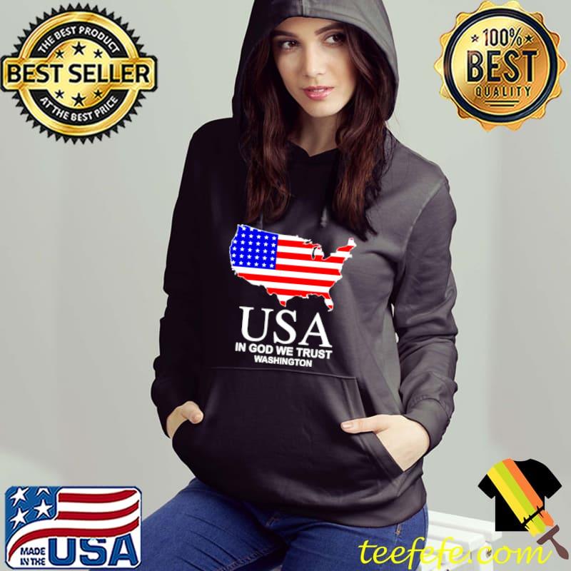 Official USA in god we trust washington shirt