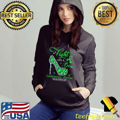 Official Women Gallbladder Cancer Warrior Fight Like A Boss T Shirt